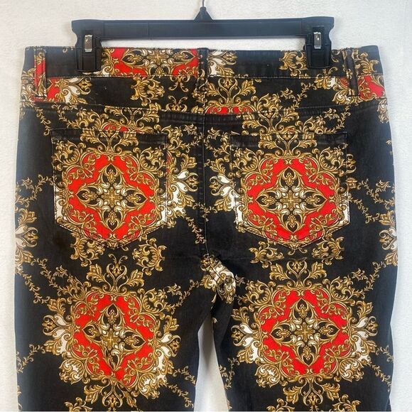 Sapphire Studio Baroque Design Skinny Jeans Size 8 - Picture 9 of 13